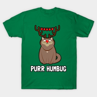 Purr Humbug - Bah Humbug Cat T-Shirt